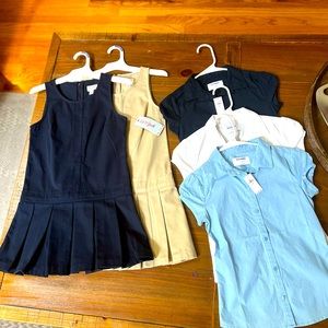 Size 8 Girls Uniform Lot
